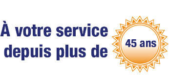 Logo À Votre Service Depuis Plus De 45 Ans